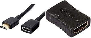 Amazon Basics High-Speed Male to Female HDMI Extension Cable - 0.9 m / 3 Feet