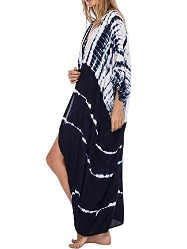Image of Kaftan Dresses for Women Plus Size Summer Beach Dress with Print and Swim Cover Ups