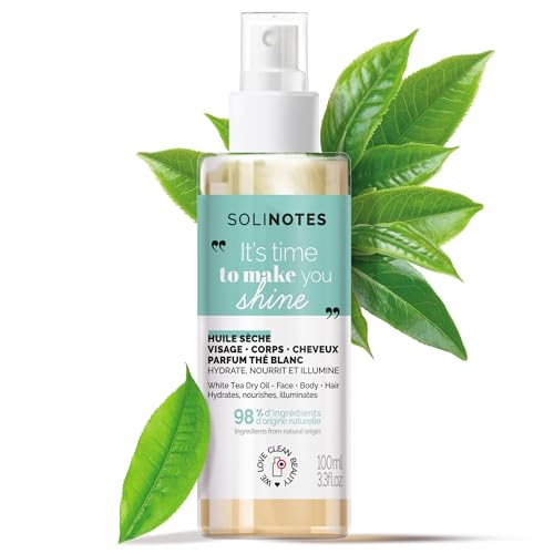 Huile Sèche Thé Blanc Solinotes 100ml votre rituel bien-être après la douche au quotidien