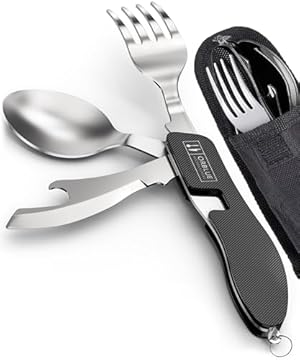 camping knife fork and spoon set