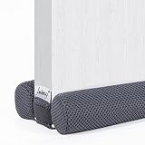 fowong Door Draft Stopper Double Side Adjustable Seal Bottom of Doors 30" to 36" Twin Door Draft Blo