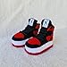 Handmade Retro Basketball Crochet Baby Sneakers, Customizable Color, Non-Slip Sole, Organic Material, Personalized Warm Winter Plush Newborn Booties Socks, Chic Baby Fashion Basketball Journey Designs