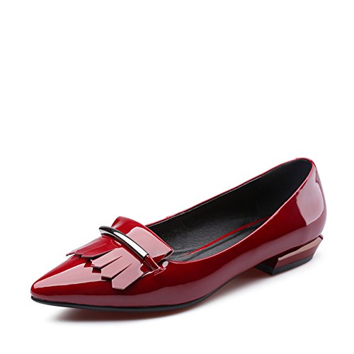 Chaussures mode asakuchi unies : finis les pieds fatigués grâce au confort plat