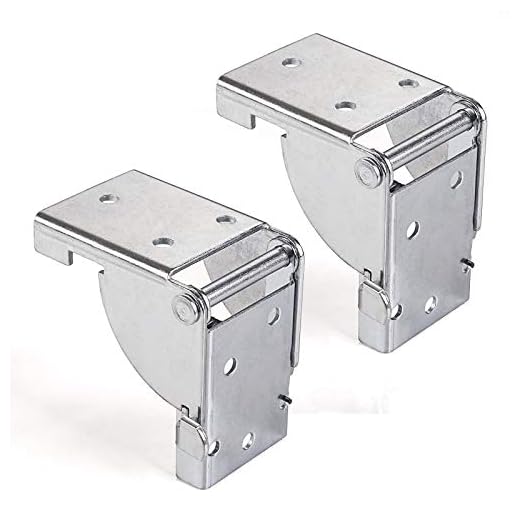 2 x SO-TECH® Mensula plegable para Pata de Mueble Bisagra Consola plegable para Mesa plagable 38 x 38 mm