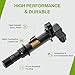 AUTOSAVER88 Ignition Coil 8-Pack Compatible with Dodge Dakota Durango Ram 1500 Nitro, Jeep Grand Cherokee Commander Liberty, Mitsubishi Raider V8 4.7L 3.7L