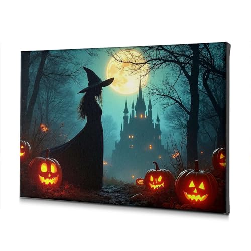 Toile salle de bain sorcière pour transformer votre déco d'Halloween