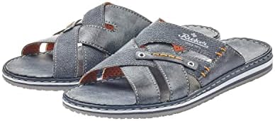 Rieker Heren voorjaar/zomer 21599 slippers schoenen, bruin, 43 EU