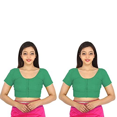 Image of Namita Women's Rubia Cotton Solid Half Sleeve Blouse