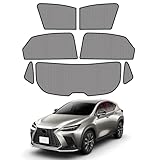 Loveyes レクサス NX サンシェード NX250 NX350 NX350h NX450h+ メッシュ 車中泊 断熱 虫よけ 日除け 遮光 仮眠 UVカット 専用アクセサリー (レクサス NX)