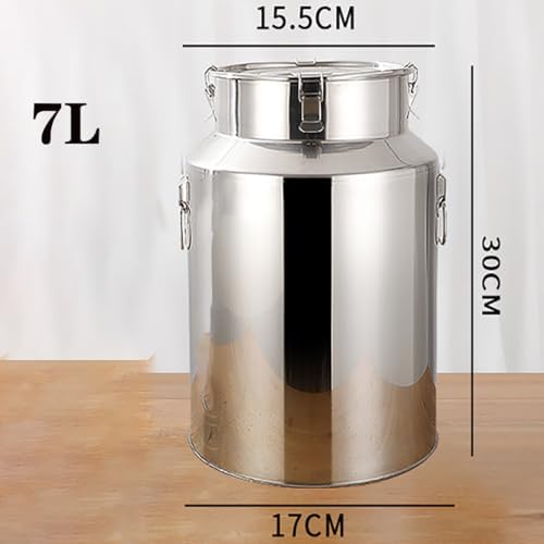 Ultra Thick 304 Stainless Steel 100L Sealed Barrel for Beer, Milk, Tea, Peanut Oil - Durable Storage & Transportation Solution for Home Brewing & Kitchen Use