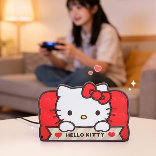 Image of Kuitmor Protective Cover Compatible with Switch 2025 Charging Dock, 3D Soft Silicone Switch 2 Dock Sleeve, DIY Replacement Housing Shell for Dock, Decorative Base Shell (Hello Kitty)