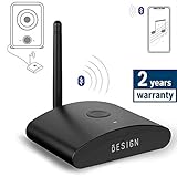 Alimentado por Micro USB ( Sin Bateria): Puedes conectar este adaptador Bluetooth a un cargador DC, el Puerto USB a tu TV u otro dispositivo de audio y nunca te quedarás sin alimentación!