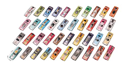 Image of Mini Plastic Car Toy Set for Kids Pack of 10 Die Cast Free Wheel Racing Cars Multicolor Vehicle Toys Gift for Boys and Girls