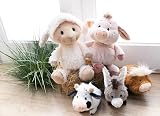 NICI 62253 Owieczka Sheepmila, miękki pluszak, urocza maskotka do przytulania i zabawy, świetny pomysł na prezent dla dzieci i dorosłych, 22 cm, biała