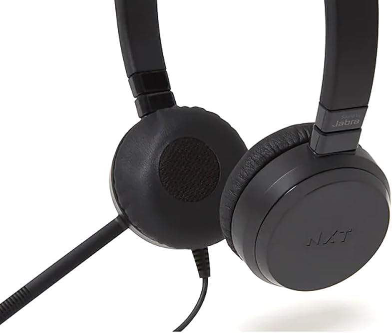 NXT Technologies UC-2000 Noise-Canceling Stereo Computer Headset, Over-The-Head, Black (NX55445)