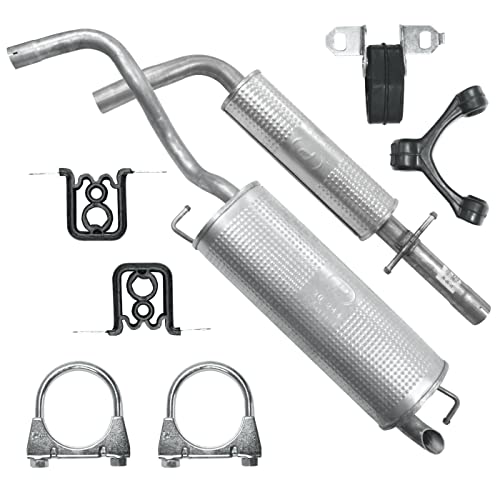 Polmo Schaldampferset Auspuff für Seat Leon 1 I VW NBeetle 1 I 1.4