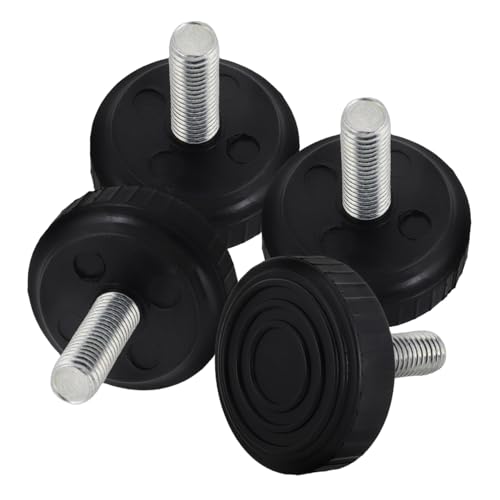 JOINPAYA 4piezas Patas Ajustables Ventosas para Estabilidad De Cinta De Correr Accesorios De Montaje para Equipos De Fitness y Máquinas De Ejercicio