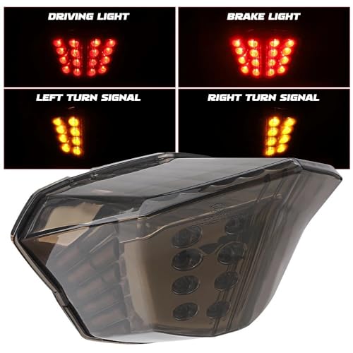 Feu de stop arrière 12V moto XJ6 feu freinage avec lentille transparente FZ6R 2009-2015