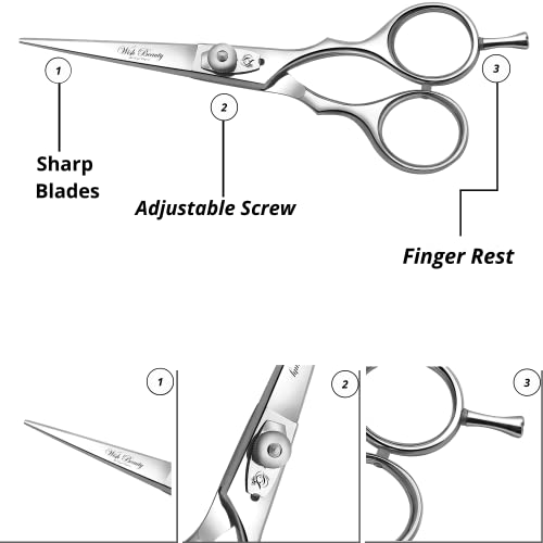 Wishbeauty 5.5" Hairdressing Scissors - Image 2