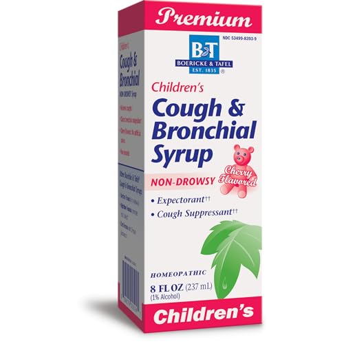 B&T Children's Cough & Bronchial Syrup Non-Drowsy Homeopathic 8 Oz Cherry (Nature's Way Brands)