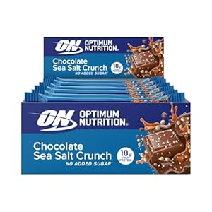 Optimum Nutrition Crunchy Protein Bar (12x55g) Chocolate Sea Salt Crunch