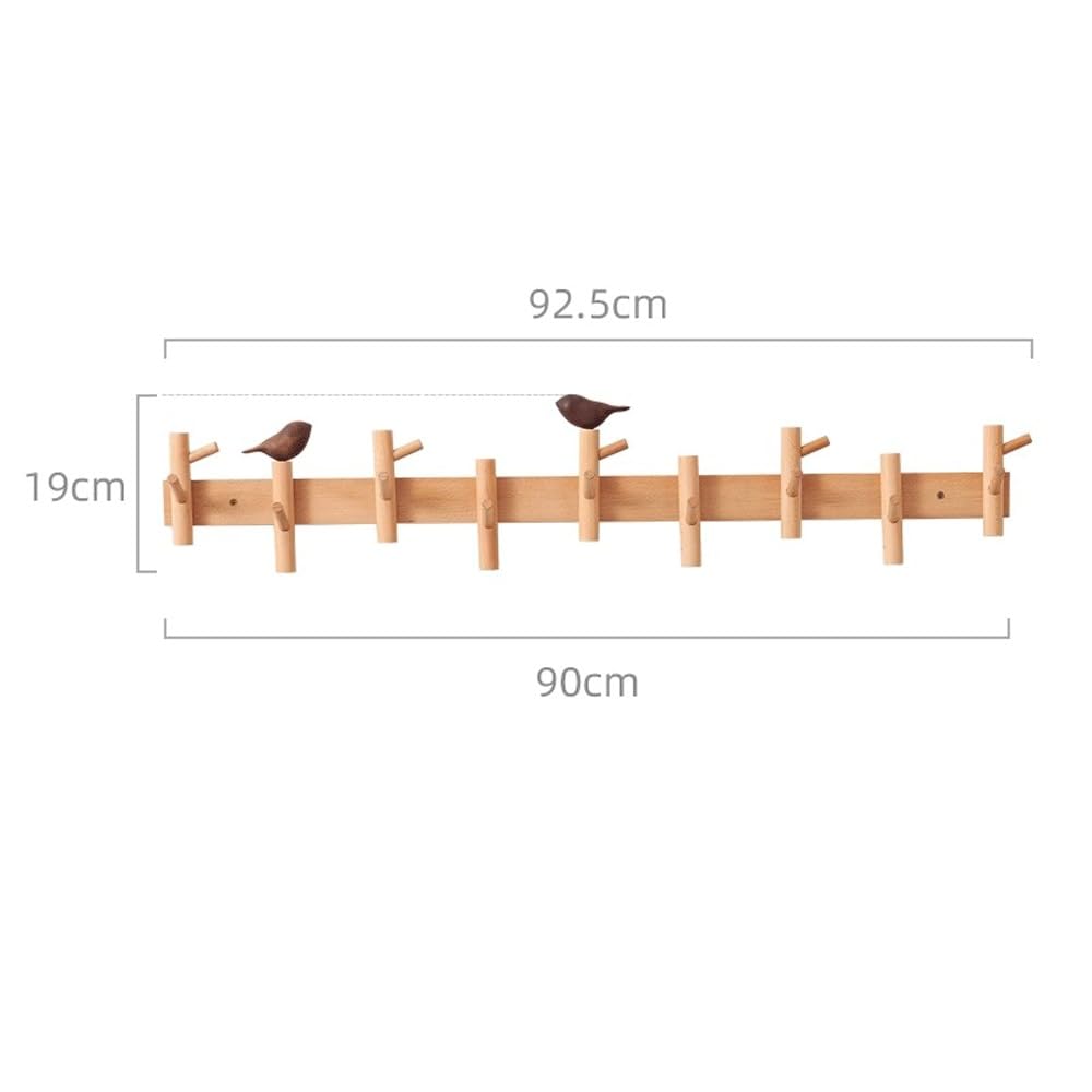 Perchero de Pared Gancho for ropa montado en la pared, entrada a la sala de estar, entrada al vestíbulo, colgador de bolsos, llavero, gancho for abrigos Colgador Pared(XL)