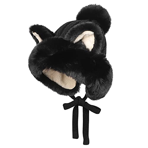 Gorro invierno felpa orejas mujer estilo ruso miniatura 5