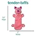 SmartPetLove Snuggle Puppy Tender Tuffs - Water Bottle Cruncher with Puncture Resistant Squeaker - Pig Bottle Cover Dog Toy