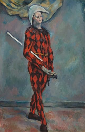 Arlequin de Paul Cézanne tableau art mural impressions posters chambre 60x90