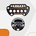 maXpeedingrods Side Mount Instrument Bracket & Speedometer Relocation Cover for Harley Sportster 1993-2020 XL883 XL1200, Black