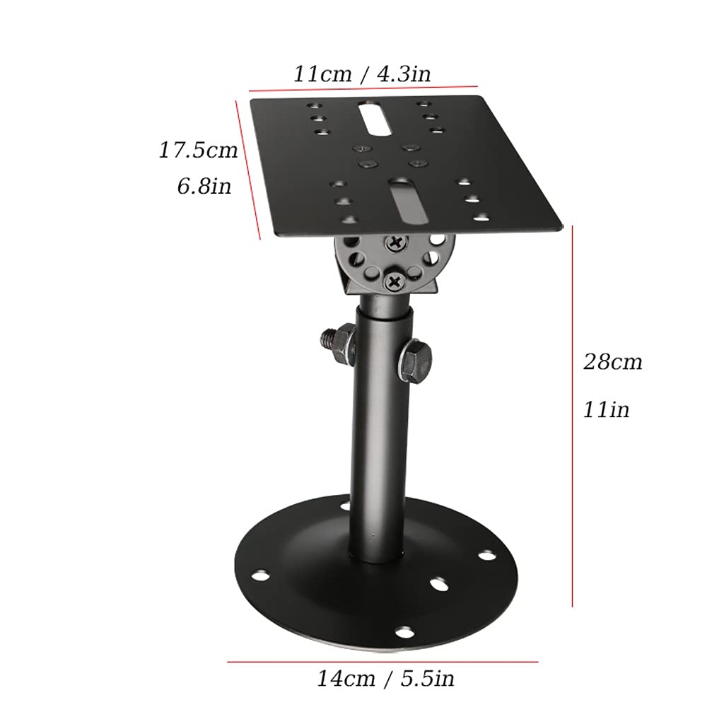 Rack per Altoparlanti Allampada da parete altoparlante Espansione del soffitto e contrazione del diffusore dell'altoparlante della staffa del diffusore surround Bracket Dimensione universale Hanger Ca