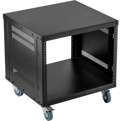 Auray Ers- 8U Steel Equipment Rack With 3" Casters (8 Ru) #TOP3