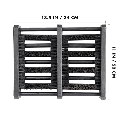 Jobsite Boot Scraper - Outdoor Shoe Scrubber Cleaner Brush