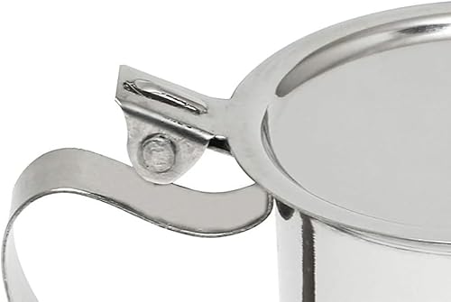 Miniatura 5 de Soro Essentials - Juego de 2 - Crema apilable de acero inoxidable de 10 onzas - Mini jarra para servir leche, café, crema, aderezo de ensalada,