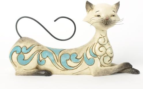 Heartwood Creek Maya Lying Siamese Cat Figurine