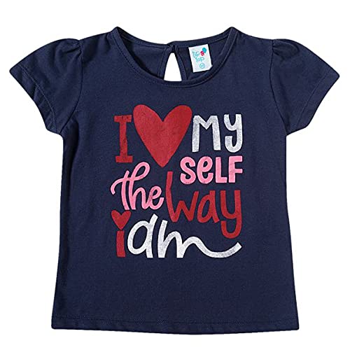 Blusa Manga Curta Love Nautic Meia Malha,Tip Top,Kids Menina,Marinho,8