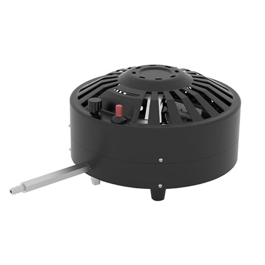 FLUVIA | Brasero Horizontal de Gas Premium, Doble Potencia 1.1kW/0.45kW, Compatible con Butano y Propano, Sistema ODS y Detector CO₂, Encendido Piezoeléctrico, 300mm x 144mm, Negro