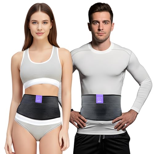 Everyday Medical Cinturón para Hernia Umbilical I Faja Abdominal para el Soporte de Hernia de Ombligo con Almohadilla de Compresión I Soporte para Hernia Ventral para Hombre y Mujer I L/XL