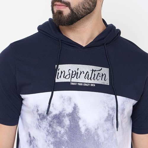 Image of Duke Letter Print Slim Fit Men Tshirt