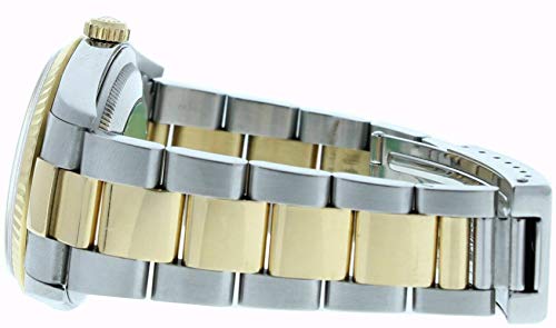 Rolex Men's Datejust Model 16233 Steel & 18k Gold Oyster Band White Roman Dial (Certified Preowned)2