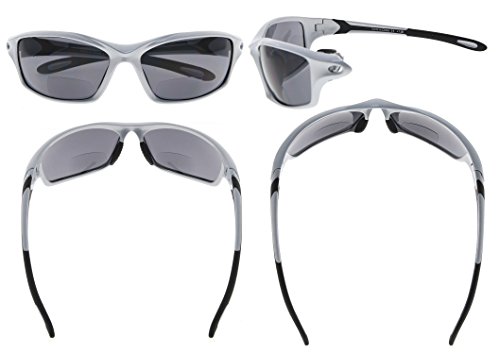 Image of Eyekepper Bifocal Sunglasses for Women Men, Rectangular Frame