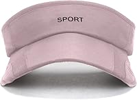 Vista 24 de Viseras solares para mujer con visera retráctil, visera de golf, protección UV, gorra de playa, tenis, correr, deporte, sombrero ajustable Blanco