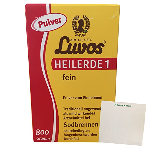 Preisvergleich Produktbild Luvos Heilerde 1 Fein (800g Packung) + usy Block