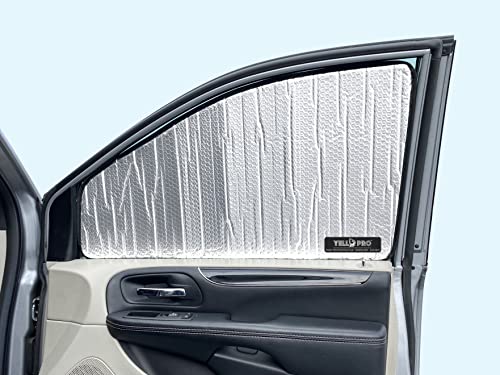 YelloPro Side Window Front Seat Sunshade (2PCS) Custom Fit for 2026 Subaru Outback SUV, Premium, Limited, Wilderness, Touring, UV Reflector Sun Protector Insulated Blockout Accessories [Made in USA] by YelloPro Auto - Used condition - Image 3