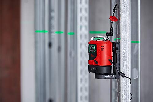 Leica Lino L6G: Nivel láser de línea de 3x360 grados con batería Li-Ion, cargador, adaptador magnético innovador y soporte para pared en una carcasa (láser verde, alcance de trabajo: 35 m) - imagen 18