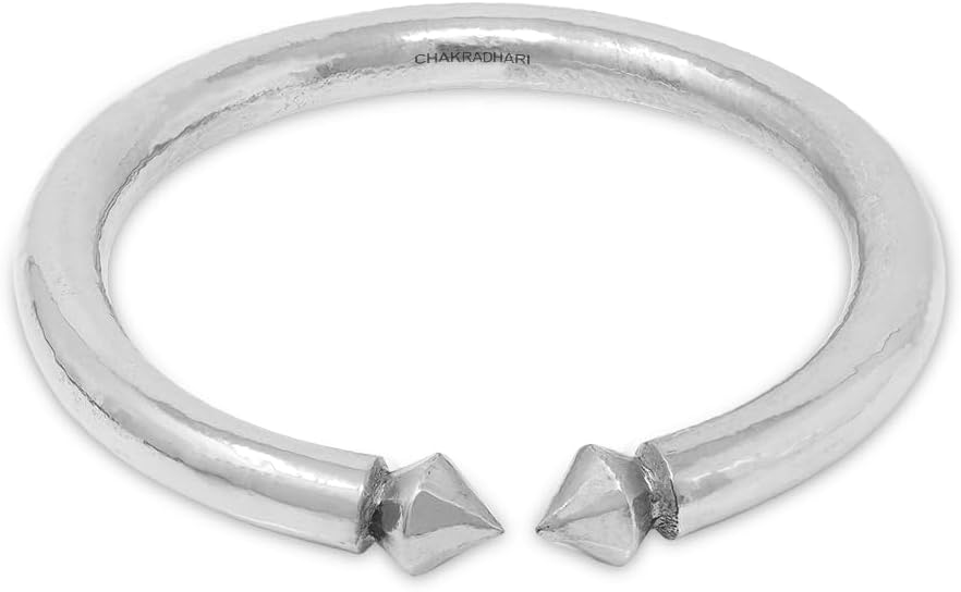 99.9% Pure Ranga (Tin) Gumti Bangle (Kada) for Women | Free Size With Astrological Benefits
