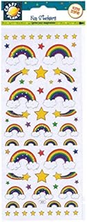 Craft Planet CPT 6561017 Fun Stickers-Rainbows, Assorted