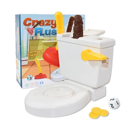 Jouet de farce créatif Flush Frenzy blanc pour adultes et soirées humour