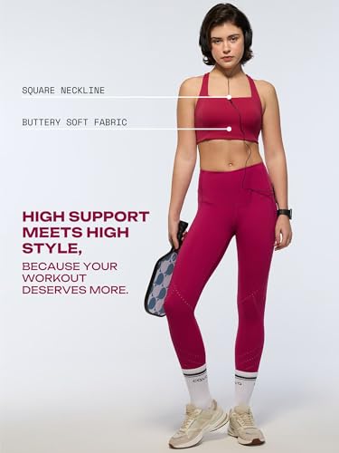 Image of CAVA Ultra Support Sports Bra for Women | High-Impact Workout Bra with Flattering Neckline & Moisture-Wicking Fabric