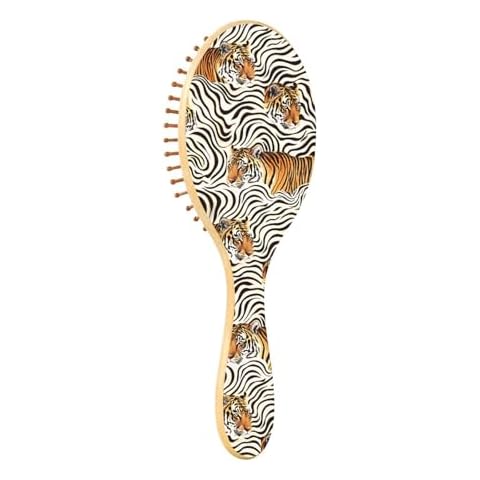 Wet Brush Detangler Hair Brush Soft Bristles-Detangling Hairbrush Glides Through Tangles Rainbow Cheetah for All Hair Types Women & Men Cover